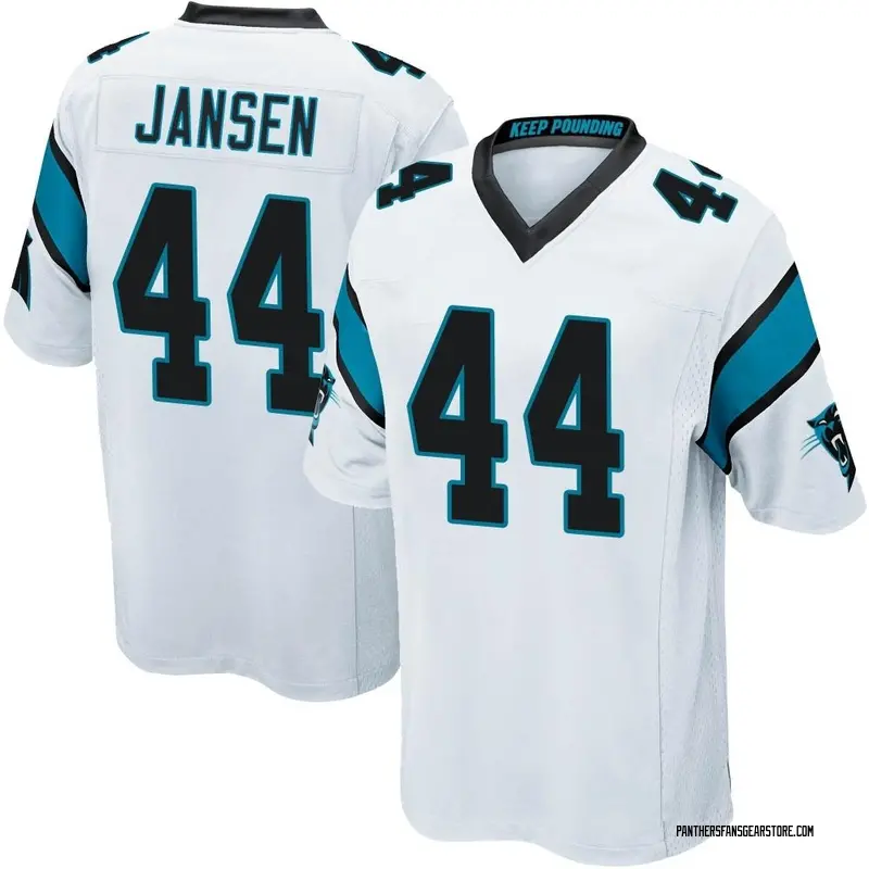 Carolina Panthers #44 JJ Jansen Nike Jersey Medium Authentic