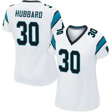 Carolina Panthers Chuba Hubbard Fanatics Authentic Game-Used #30 White  Jersey vs. Arizona Cardinals on October 2, 2022