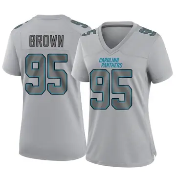 Derrick Brown Carolina Panthers Fanatics Authentic Game-Used #95 White  Jersey vs. Baltimore Ravens on November 20, 2022