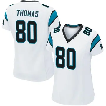 Lids Ian Thomas Carolina Panthers Fanatics Authentic Game-Used #80 White  Jersey vs. Tampa Bay Buccaneers on October 23, 2022