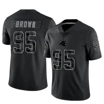 Carolina Panthers Nike Game Road Jersey - White - Derrick Brown - Youth