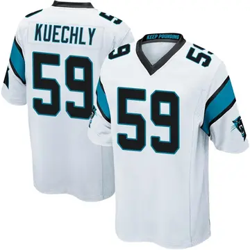 Luke Kuechly Carolina Panthers Blue Big & Tall Hashmark Jersey T-Shirt